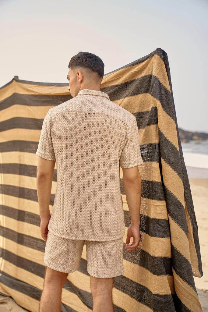 TEXTURED LACE SHORTS - dash and dot dash and dot