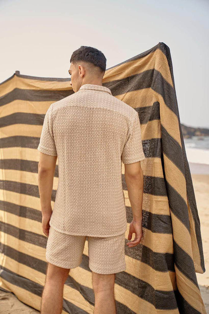 TEXTURED LACE SHIRT - dash and dot dash and dot