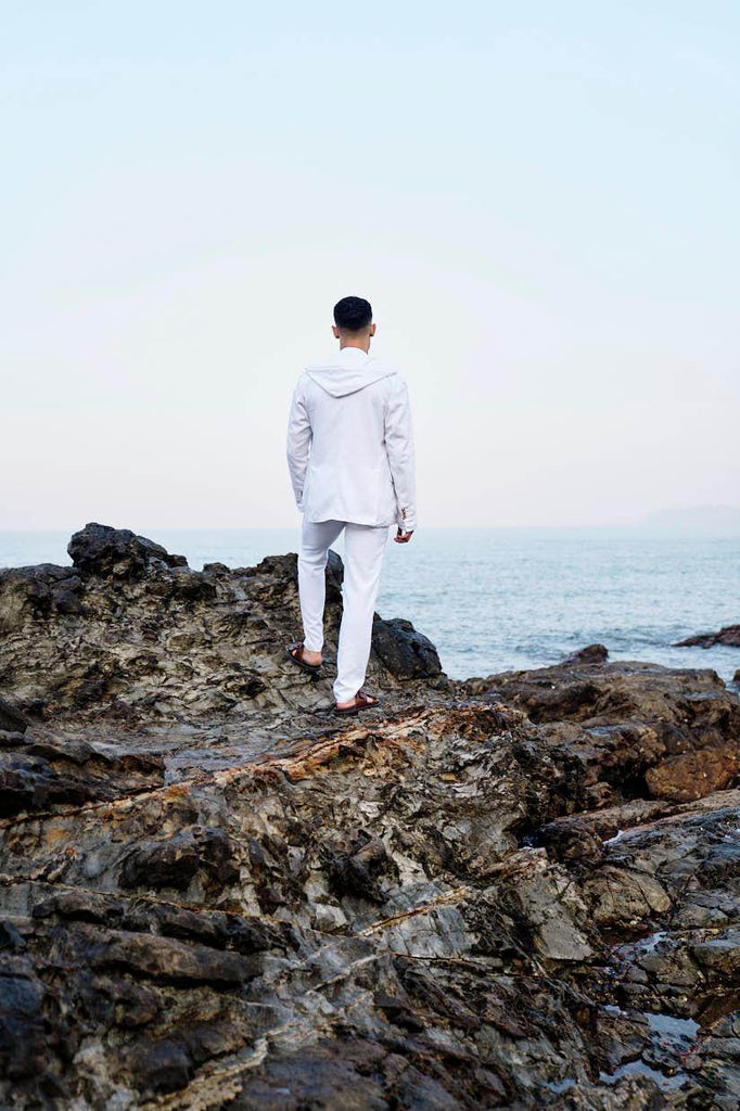 TEXTURED CANVAS PANT - dash and dot dash and dot