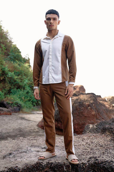 STITCHED & BLOCKED PANT - dash and dot