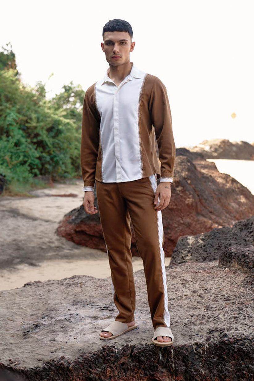 STITCHED & BLOCKED SET - dash and dot