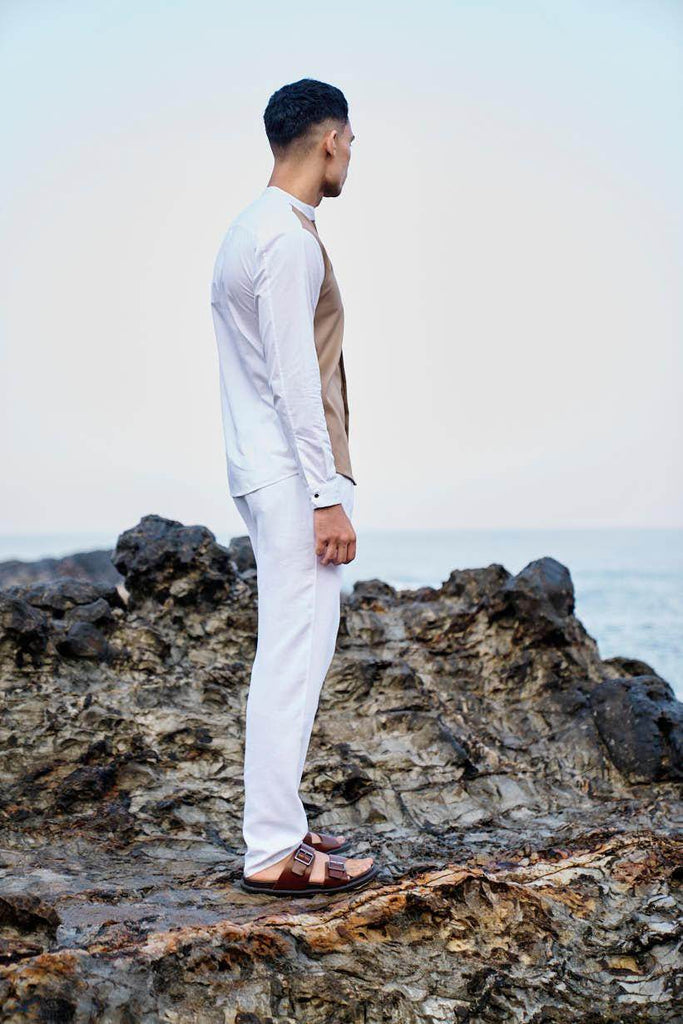 TEXTURED CANVAS PANT - dash and dot dash and dot