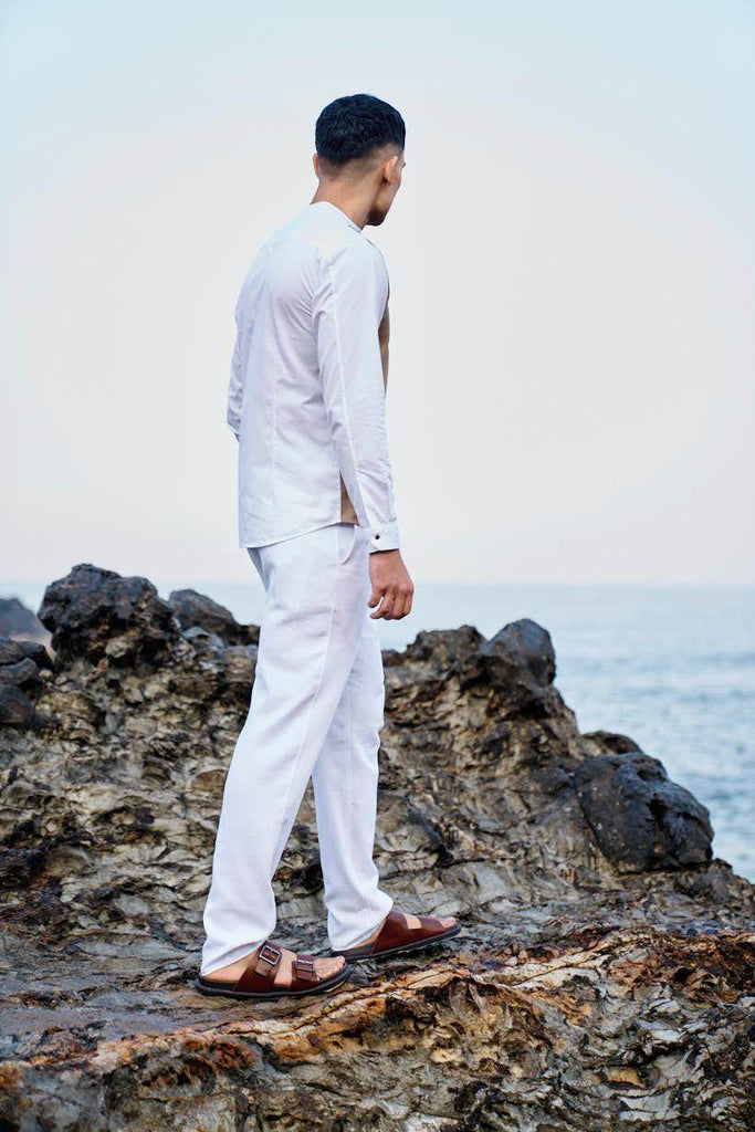 CONTRAST FRONT SHIRT - dash and dot dash and dot