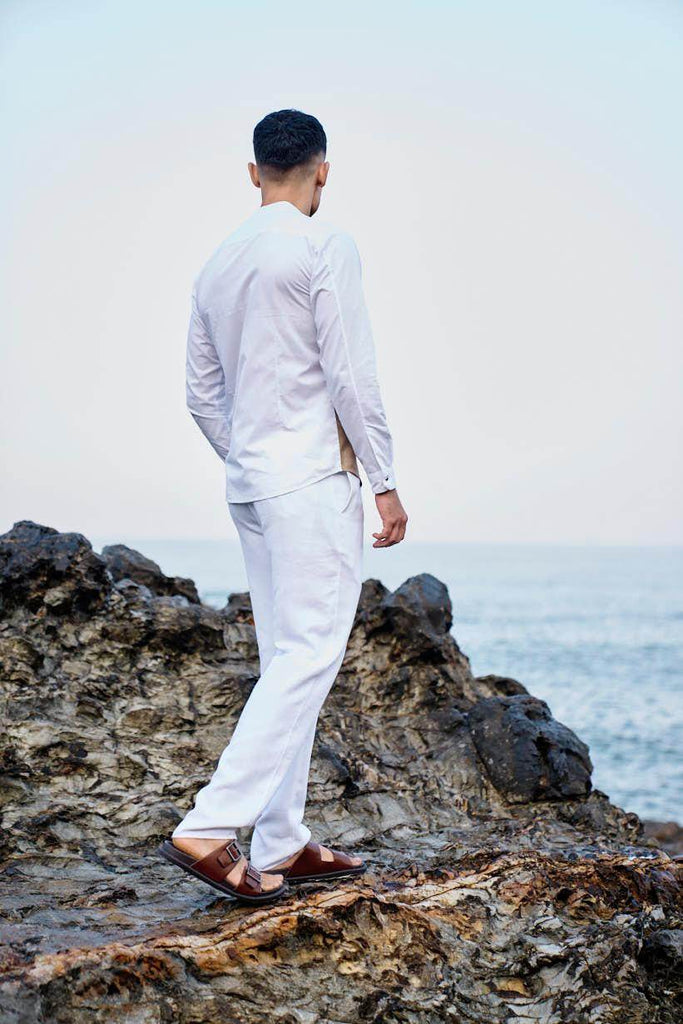 CONTRAST FRONT SHIRT - dash and dot dash and dot