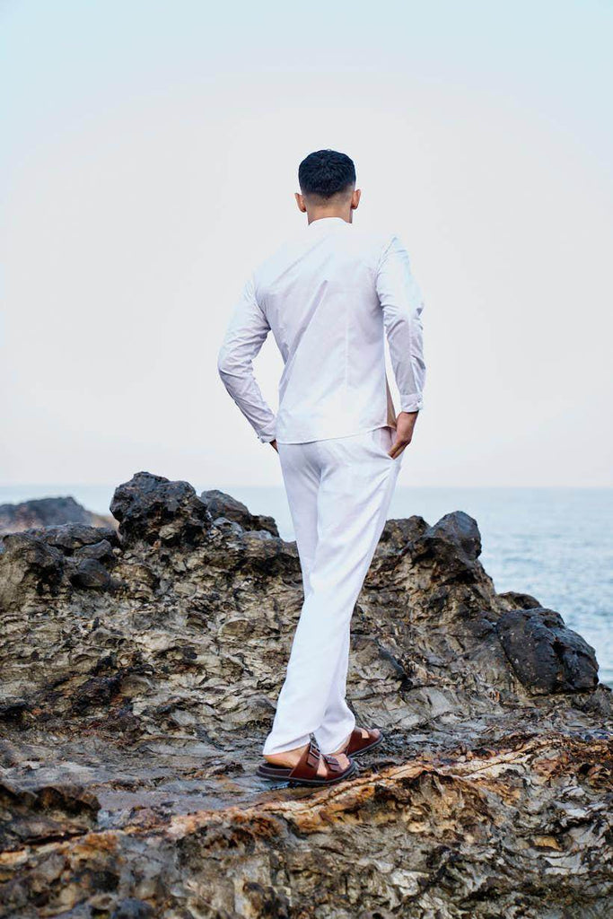 TEXTURED CANVAS PANT - dash and dot dash and dot