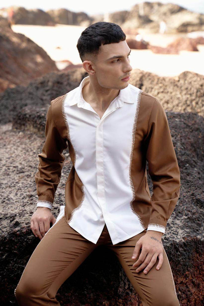 STITCHED & BLOCKED SET - dash and dot dash and dot