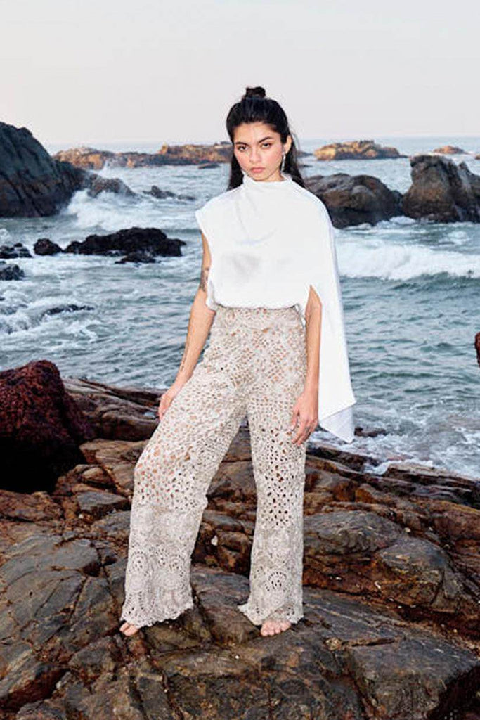 METALLIC LACE PANT - dash and dot dash and dot
