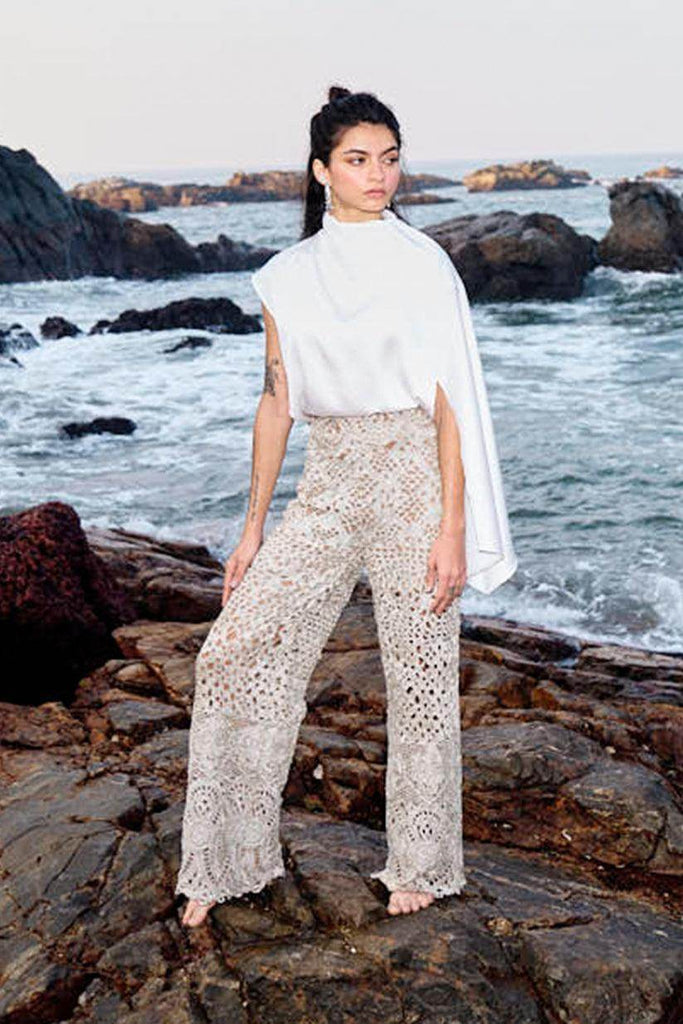 METALLIC LACE PANT - dash and dot dash and dot