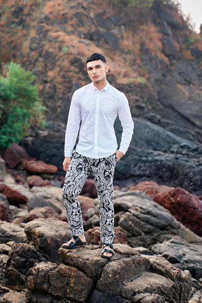 EMBROIDERED PANT - dash and dot