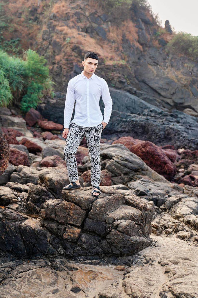 EMBROIDERED PANT - dash and dot dash and dot