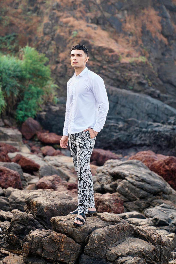 EMBROIDERED PANT - dash and dot dash and dot