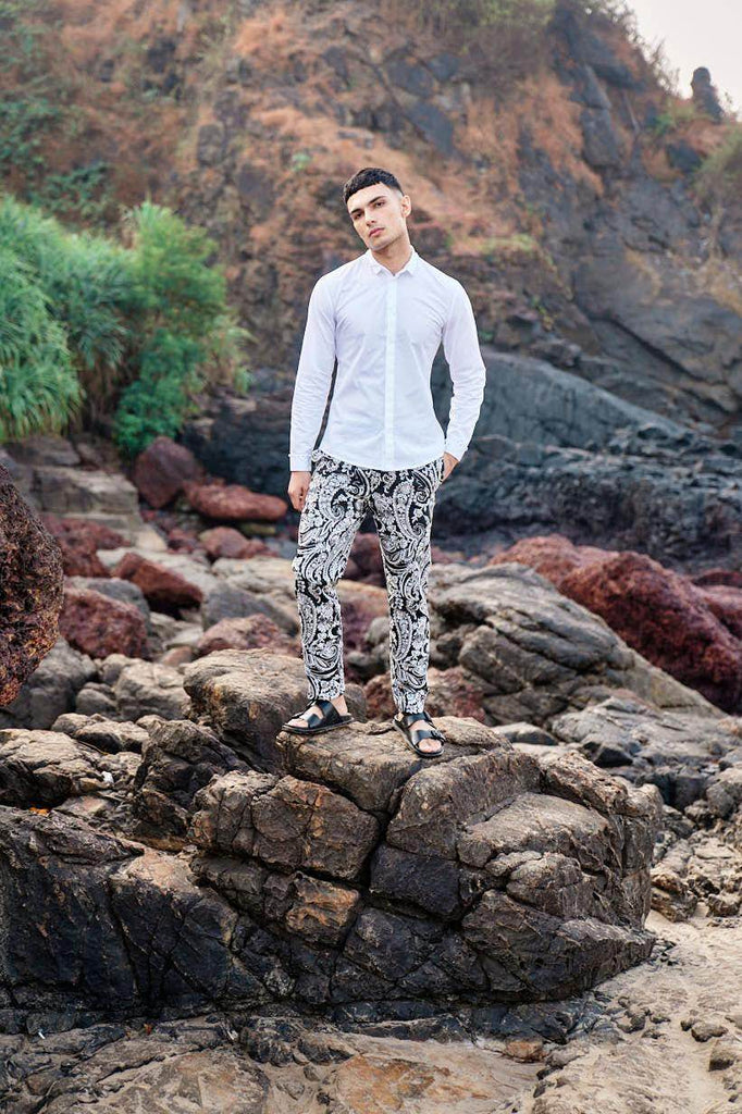 EMBROIDERED PANT - dash and dot dash and dot