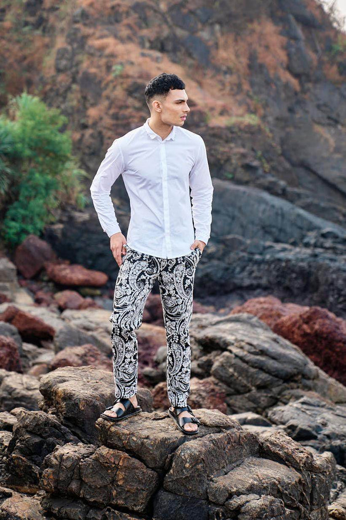 EMBROIDERED PANT - dash and dot dash and dot