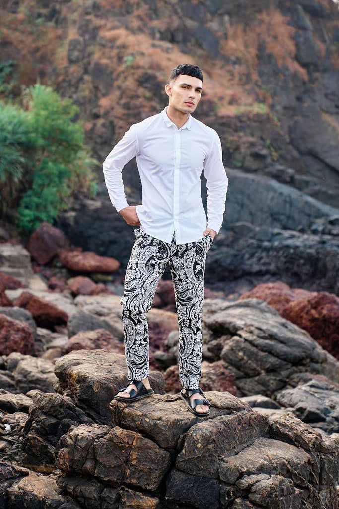 EMBROIDERED PANT - dash and dot dash and dot