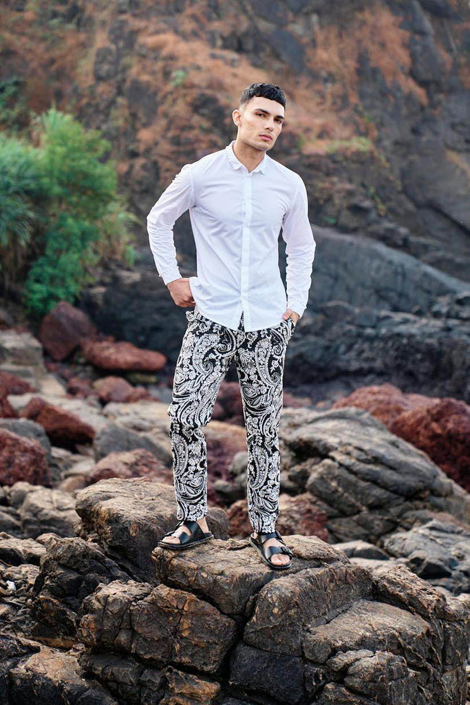 EMBROIDERED PANT - dash and dot dash and dot