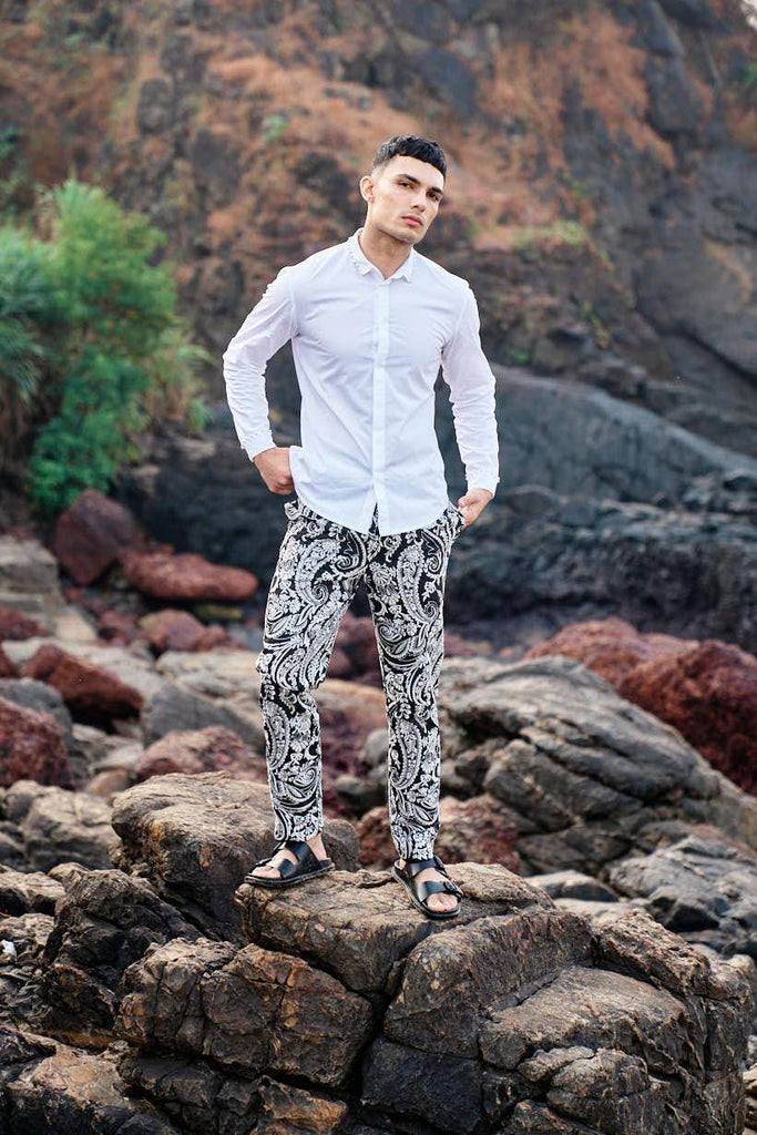 EMBROIDERED PANT - dash and dot dash and dot