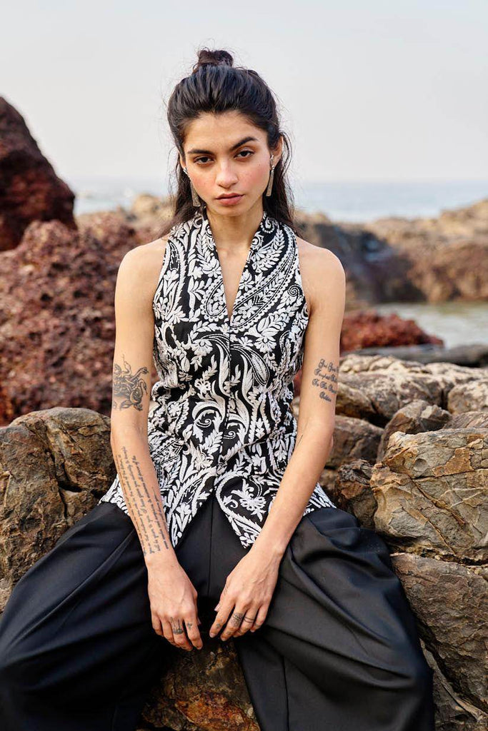 EMBROIDERED WAISTCOAT - dash and dot dash and dot