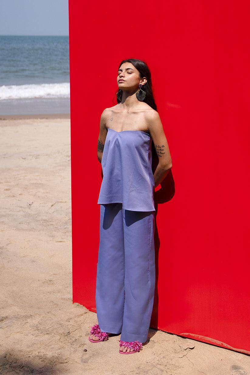 OFF SHOULDER PANT SET - dash and dot