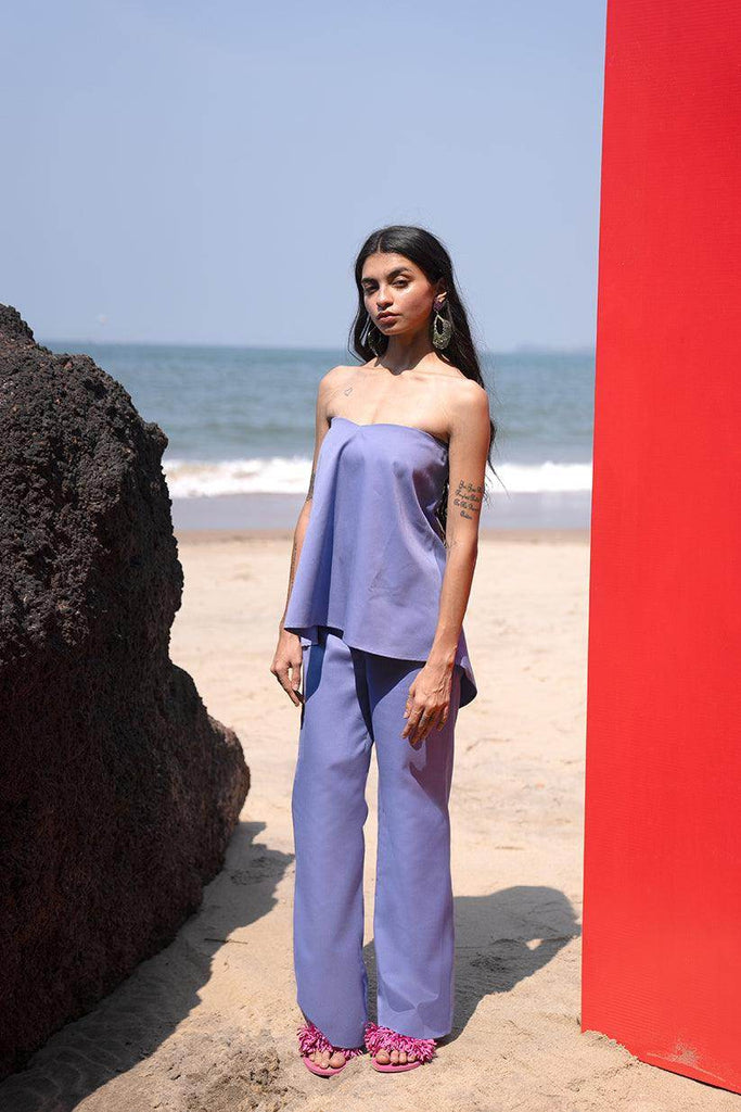 OFF SHOULDER PANT SET - dash and dot dash and dot