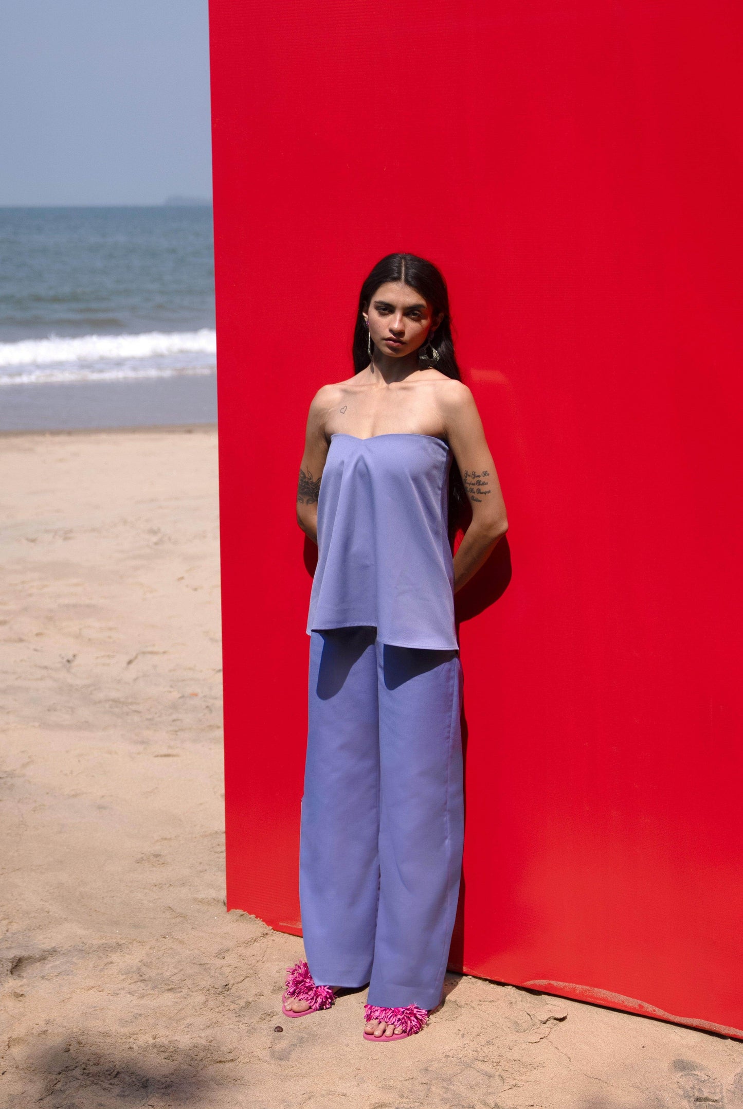 OFF SHOULDER LAVENDER TOP - dash and dot