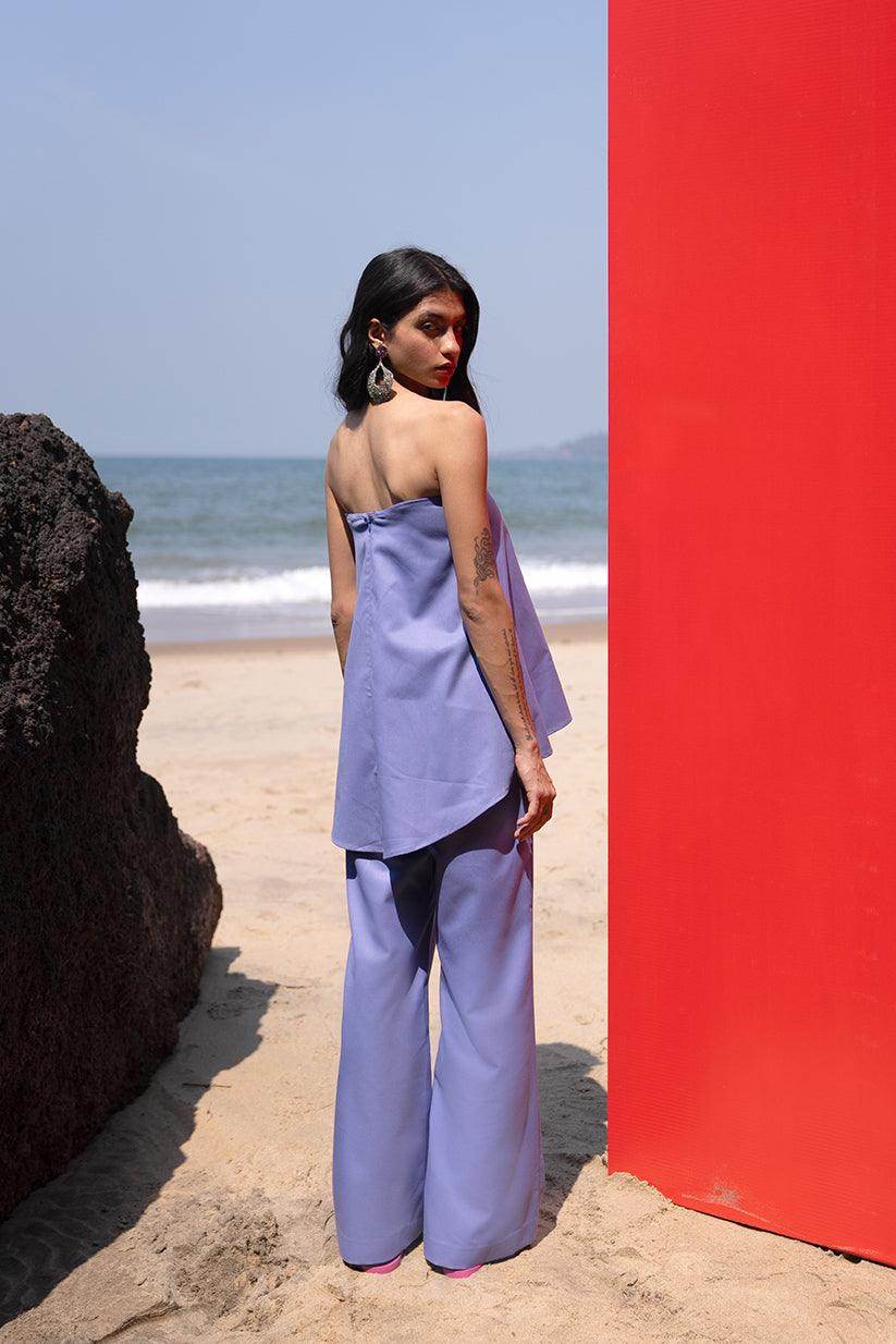 OFF SHOULDER LAVENDER TOP - dash and dot