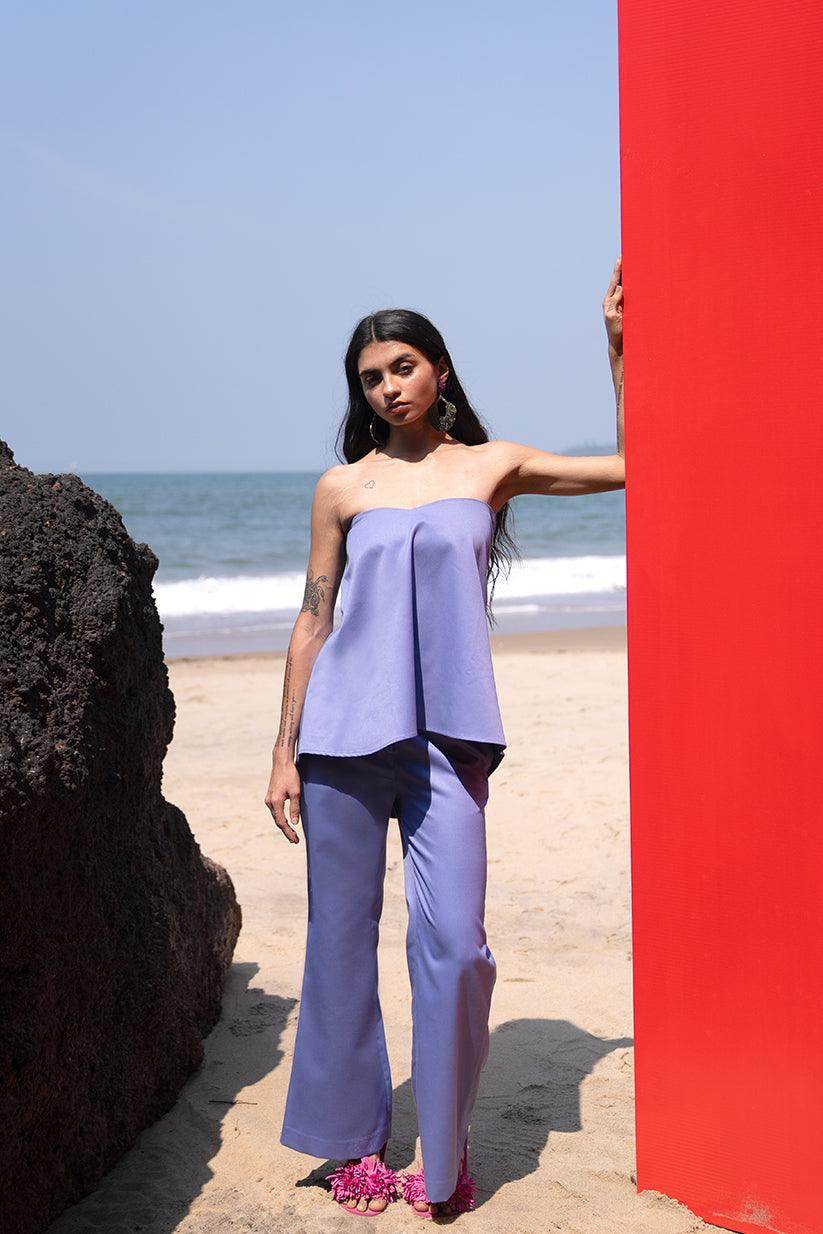 OFF SHOULDER PANT SET - dash and dot