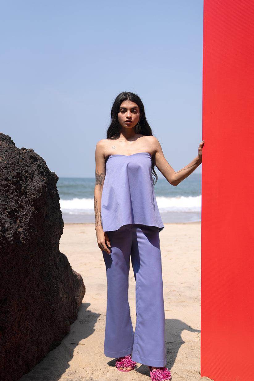 OFF SHOULDER PANT SET - dash and dot