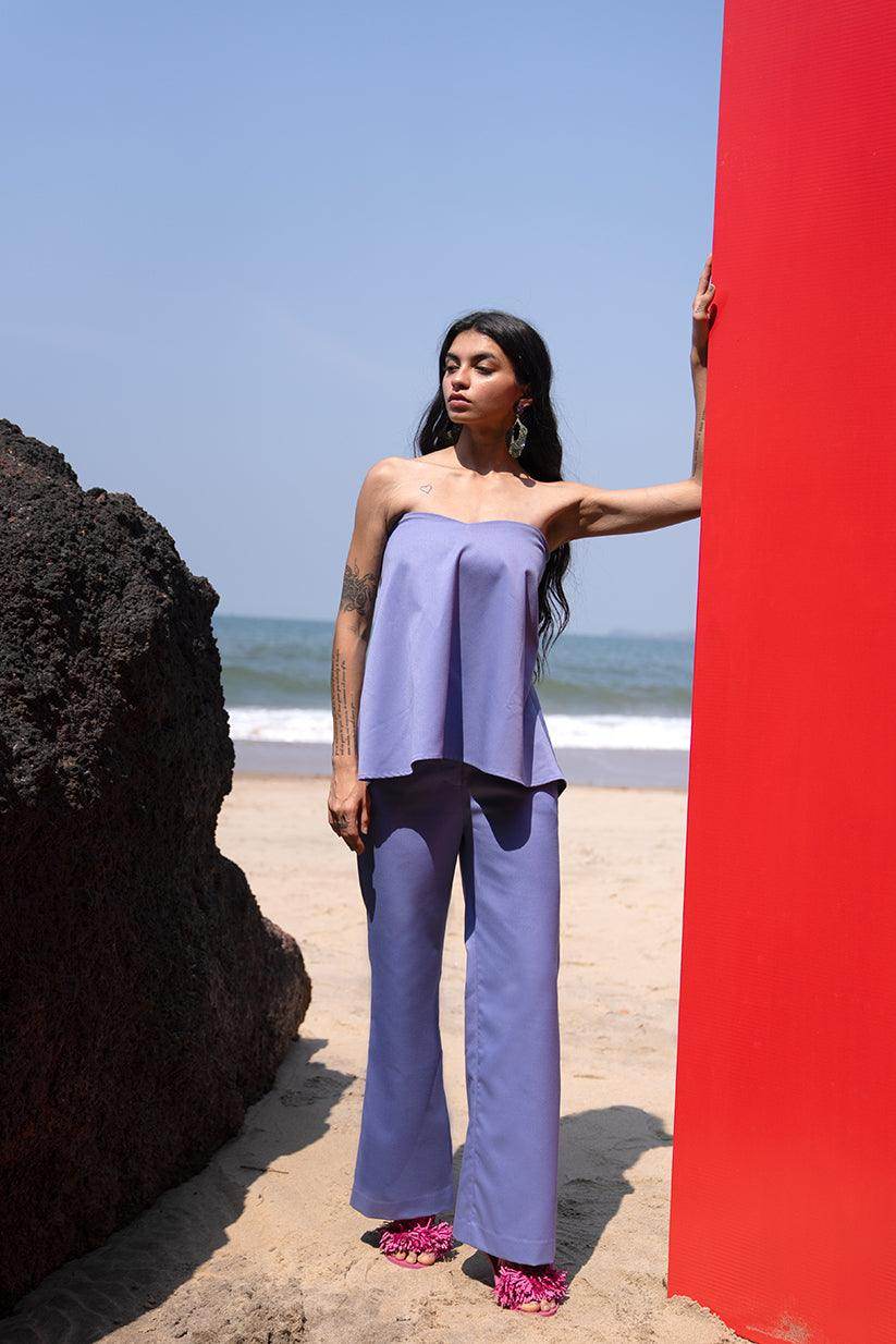 OFF SHOULDER PANT SET - dash and dot