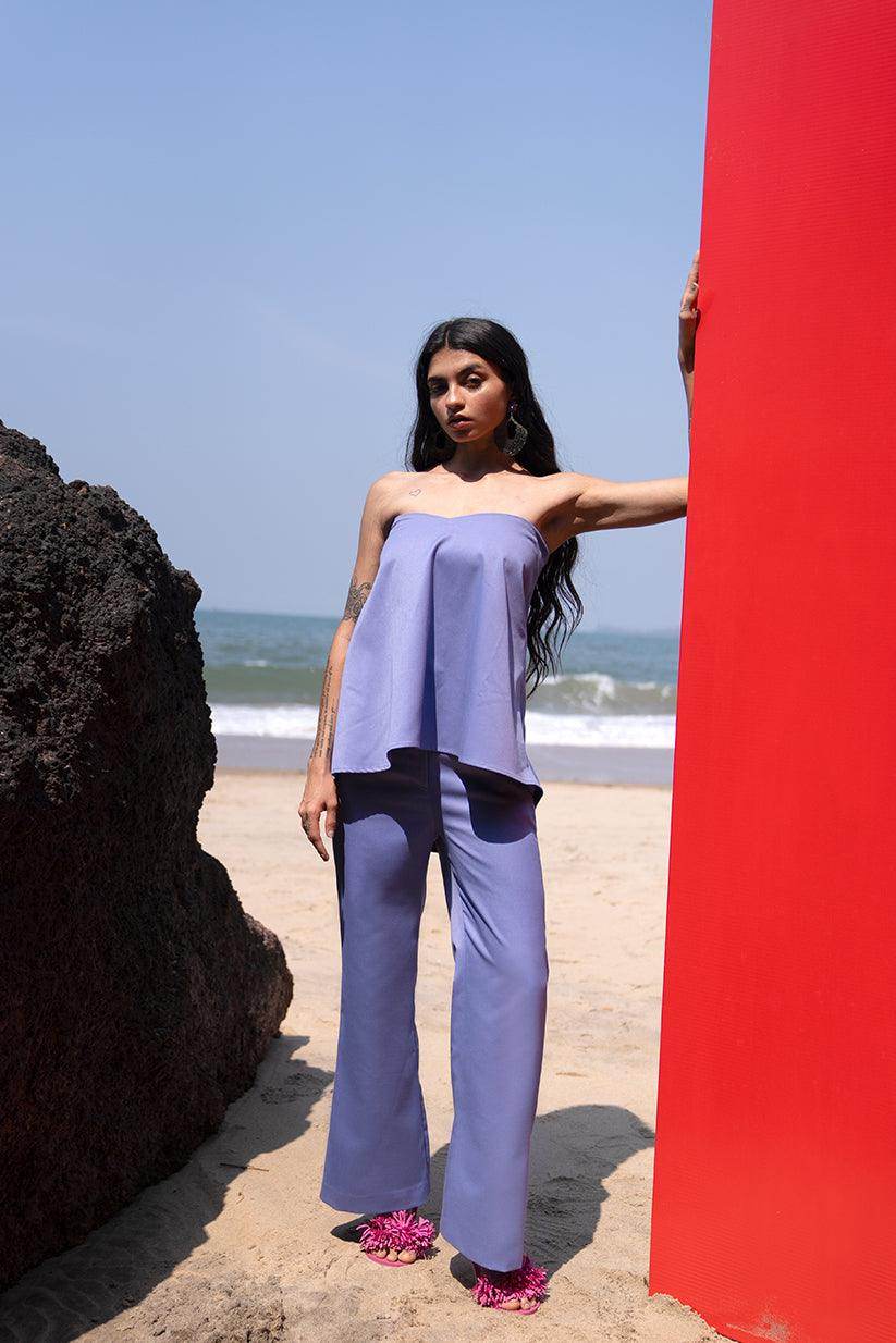 OFF SHOULDER PANT SET - dash and dot