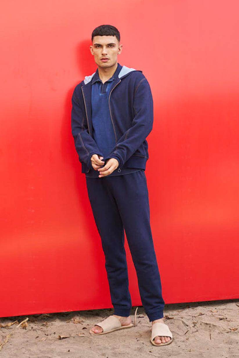 INDIGO HOODIE SET - dash and dot