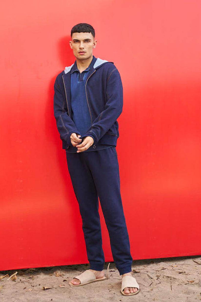 INDIGO JOGGER - dash and dot dash and dot