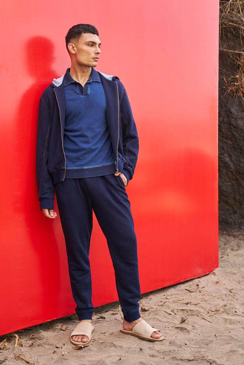 INDIGO HOODIE SET - dash and dot