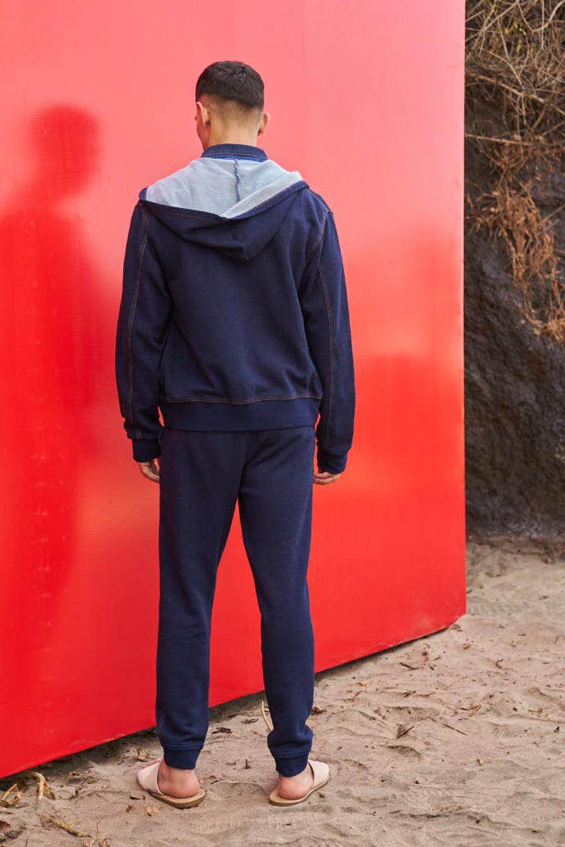 INDIGO HOODIE SET - dash and dot