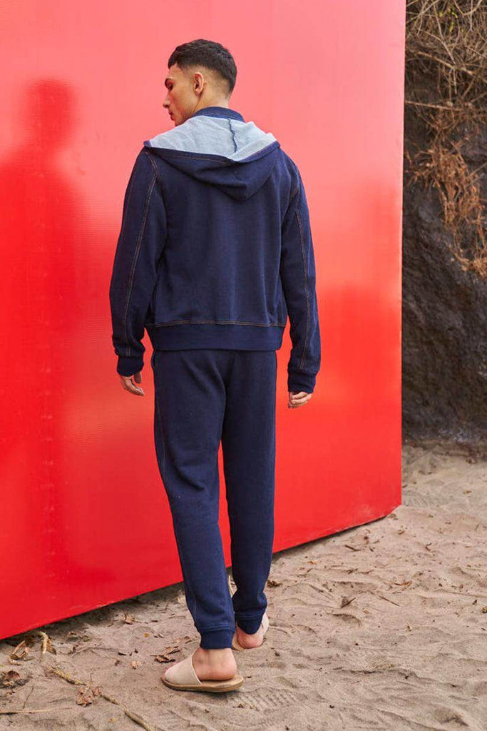 INDIGO JOGGER - dash and dot dash and dot