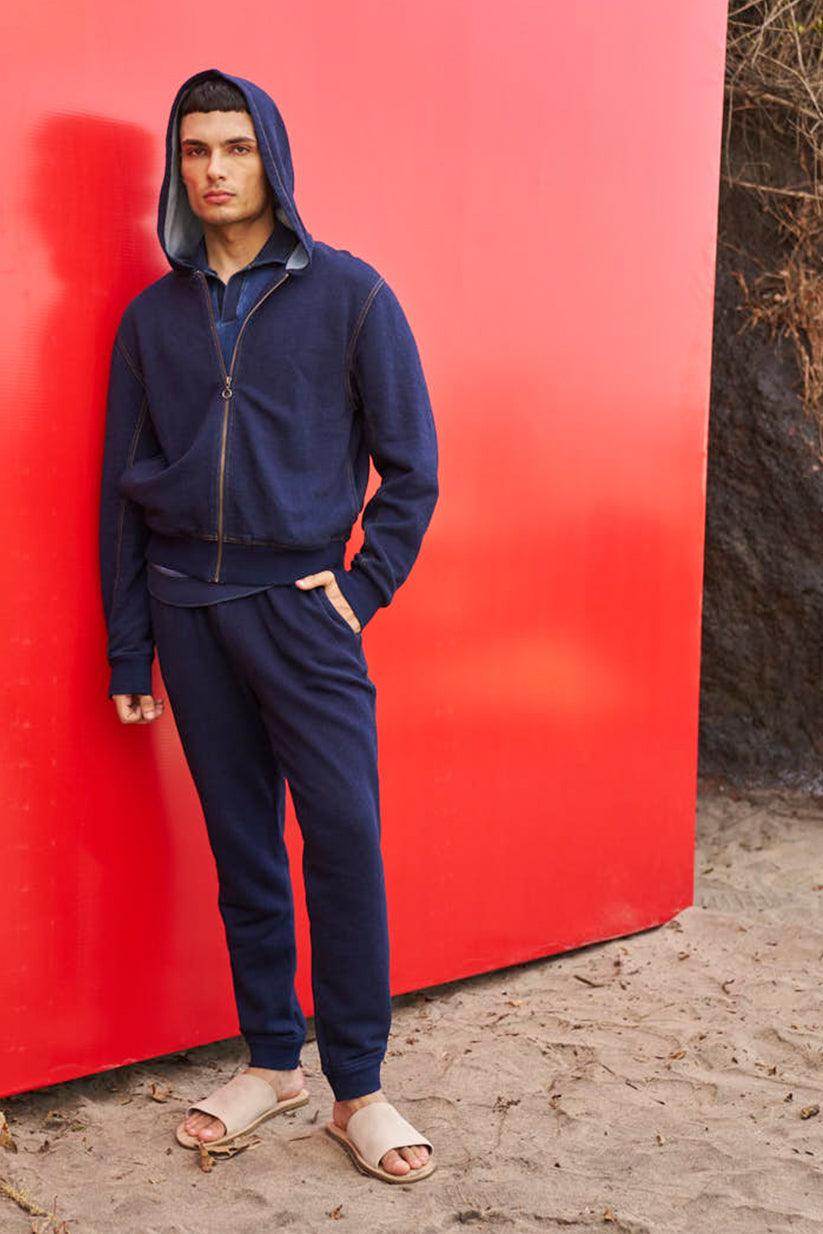 INDIGO HOODIE SET - dash and dot