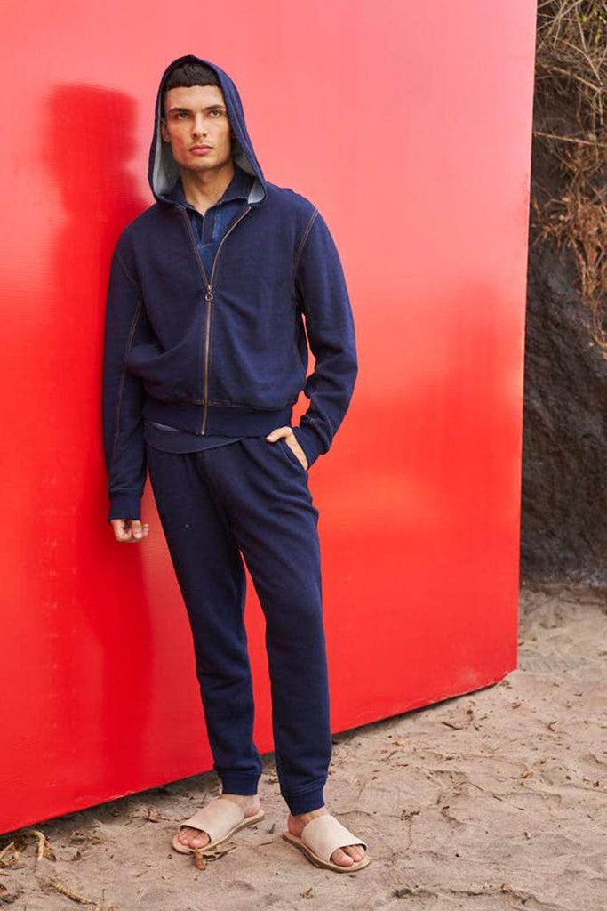 INDIGO HOODIE SET - dash and dot dash and dot