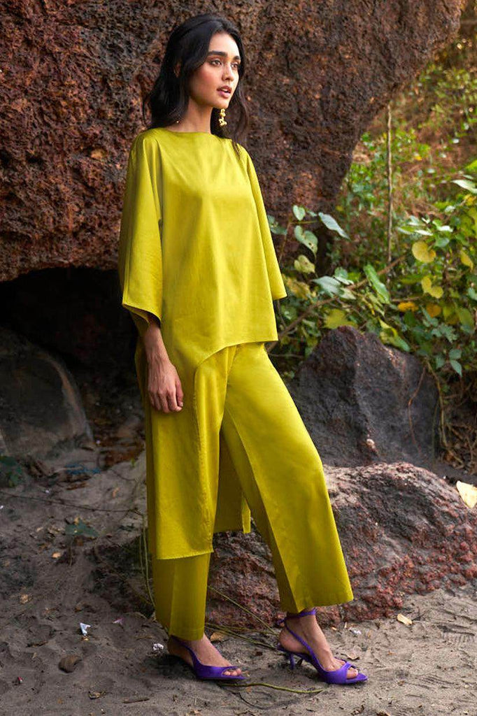 HIGH/LOW COTTON TOP - dash and dot dash and dot