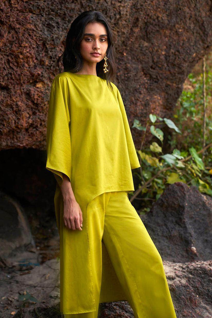 HIGH/LOW COTTON TOP - dash and dot dash and dot