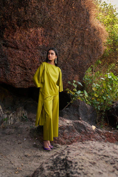 OLIVE COTTON PANT - dash and dot