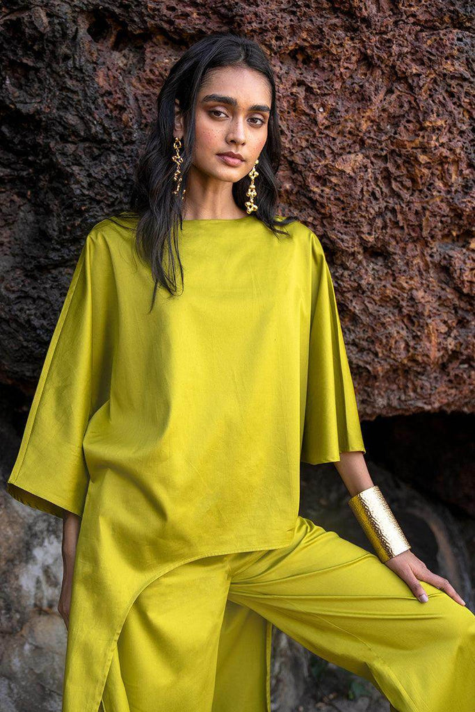 HIGH/LOW COTTON TOP - dash and dot dash and dot