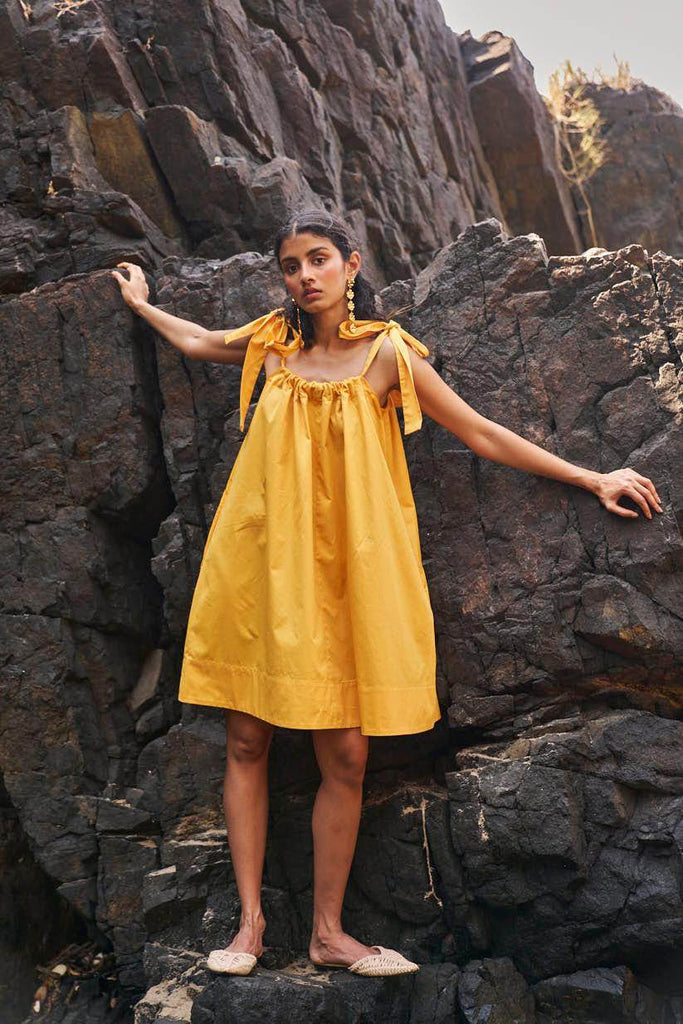 SUNFLOWER COTTON MINI - dash and dot dash and dot