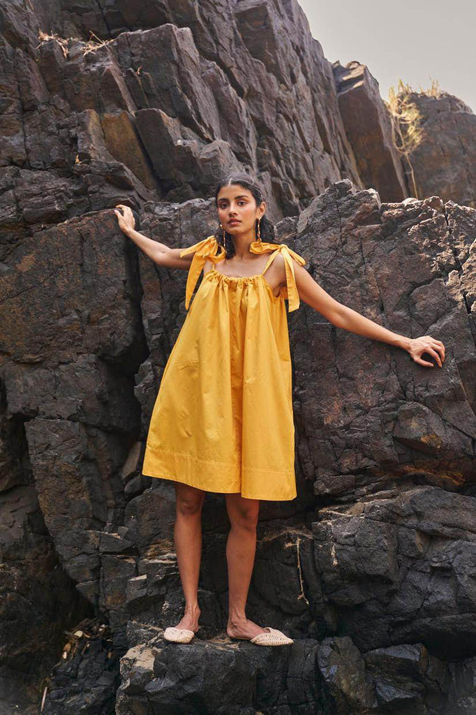 SUNFLOWER COTTON MINI - dash and dot dash and dot