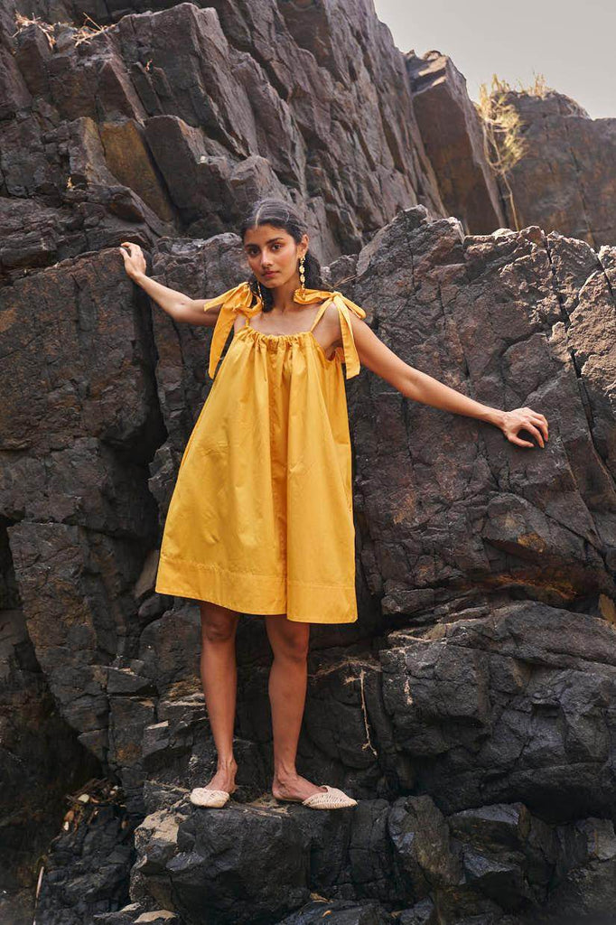 SUNFLOWER COTTON MINI - dash and dot dash and dot