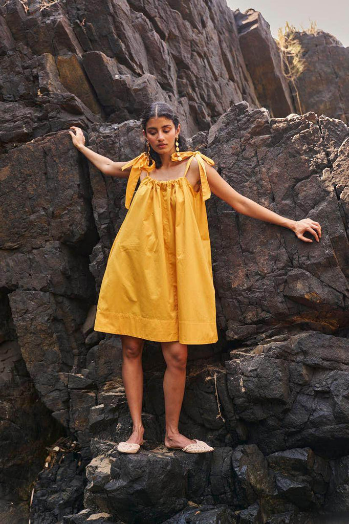 SUNFLOWER COTTON MINI - dash and dot dash and dot