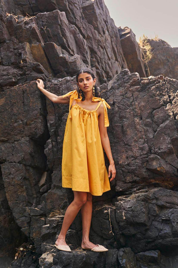 SUNFLOWER COTTON MINI - dash and dot dash and dot