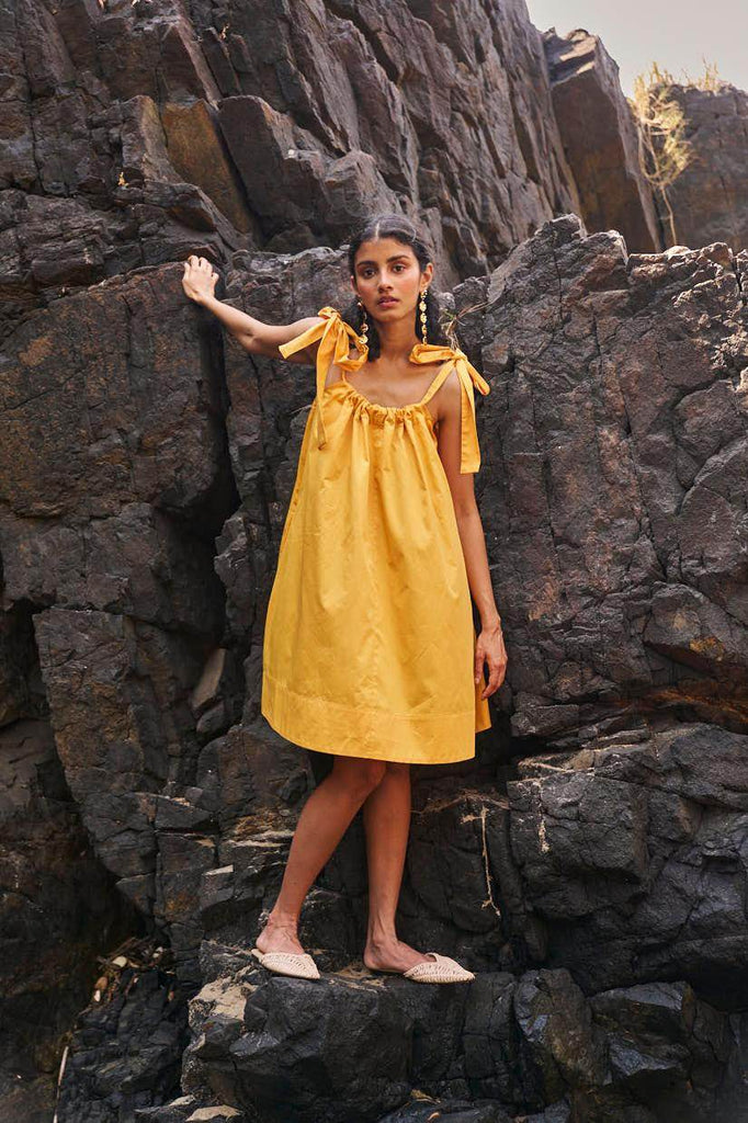 SUNFLOWER COTTON MINI - dash and dot dash and dot