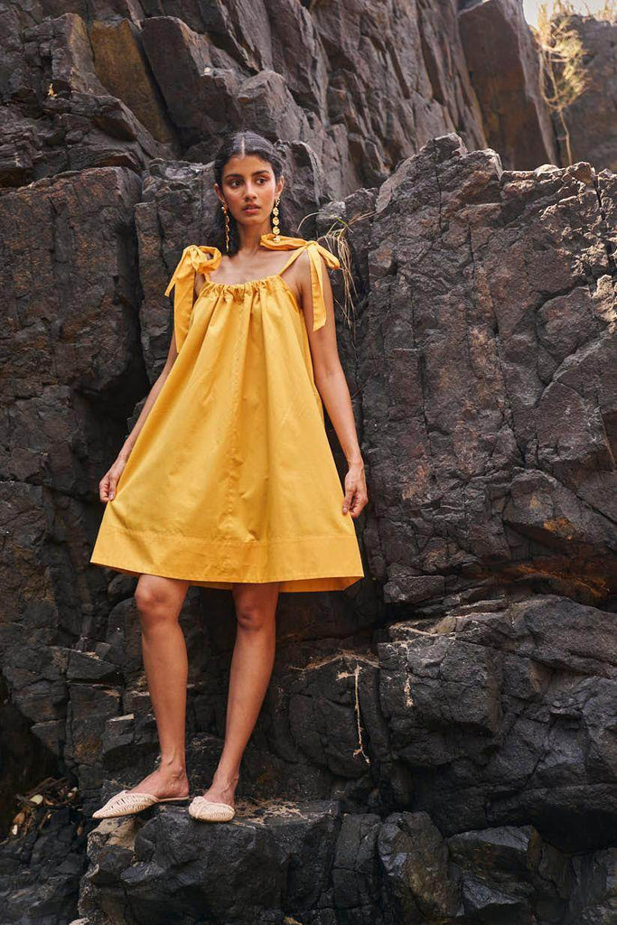 SUNFLOWER COTTON MINI - dash and dot dash and dot