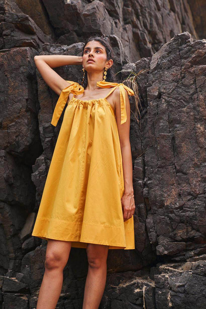 SUNFLOWER COTTON MINI - dash and dot dash and dot