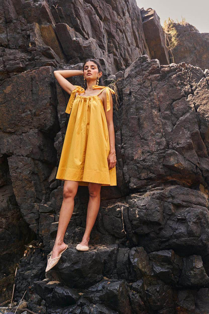 SUNFLOWER COTTON MINI - dash and dot dash and dot