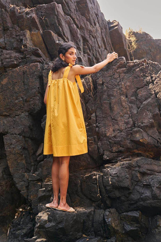 SUNFLOWER COTTON MINI - dash and dot dash and dot